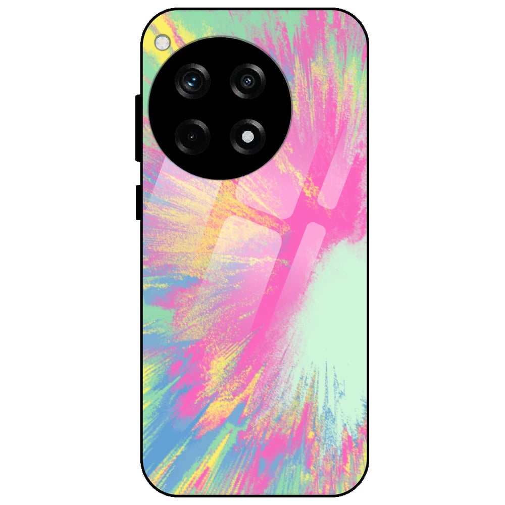 Pastel Splash Tie Dye - Glass Case for OnePlus 12R