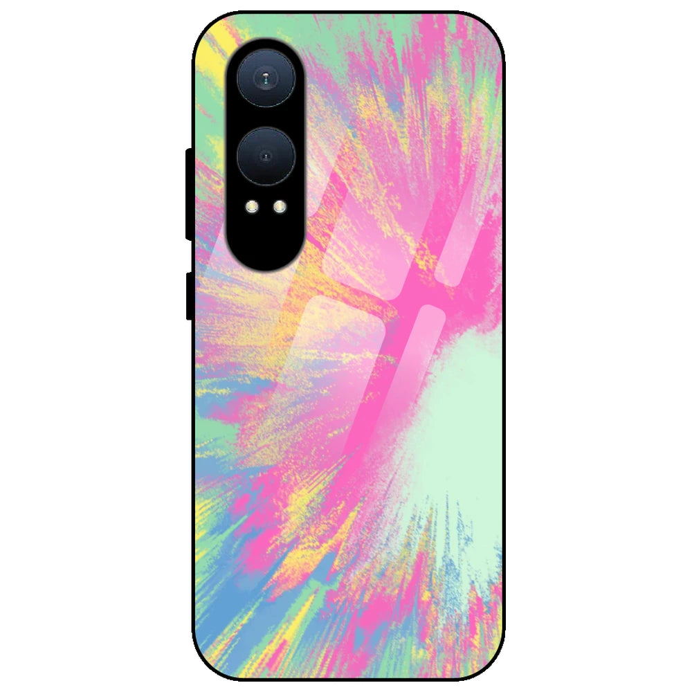 Pastel Splash Tie Dye - Glass Case for OnePlus Nord CE 4 Lite