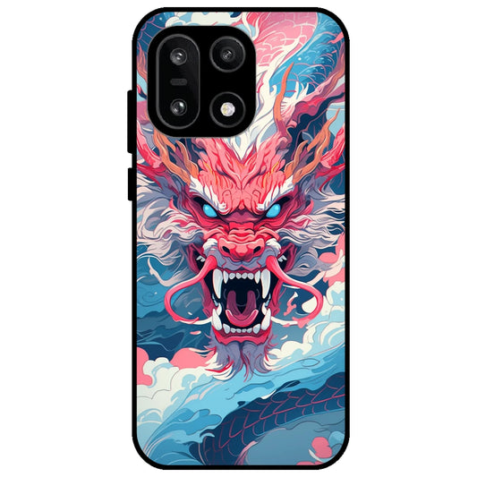 Pink Dragon - Glossy Metal Silicone Case for OnePlus 15