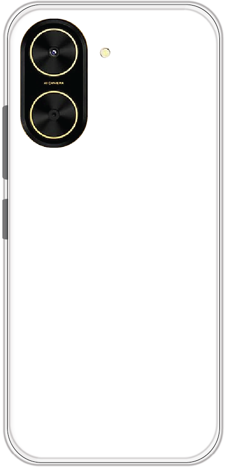 Poco C71 back cover mockup - customisable soft silicone case