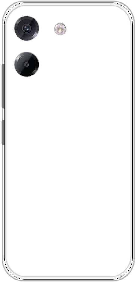 Poco M7 Pro back cover mockup - customisable soft silicone case