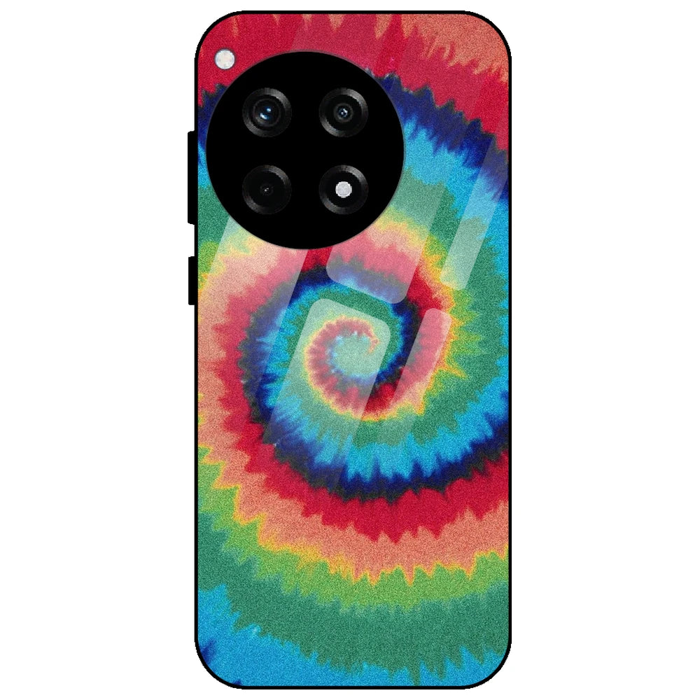Rainbow Tie Dye - Glass Case for OnePlus 12R