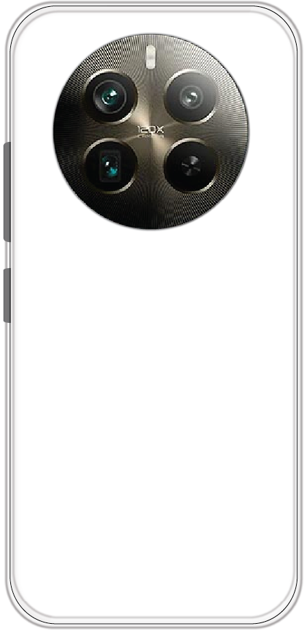 Realme 12 Pro Plus back cover mockup - customisable soft silicone case