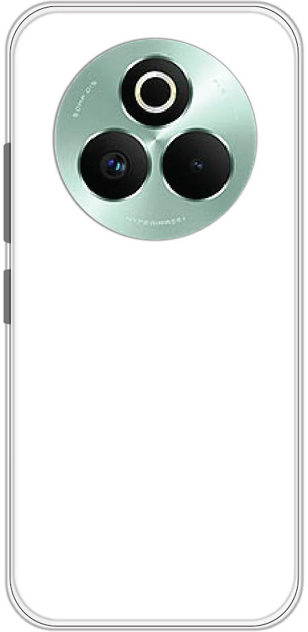 Realme P3 Pro back cover mockup - customisable soft silicone case