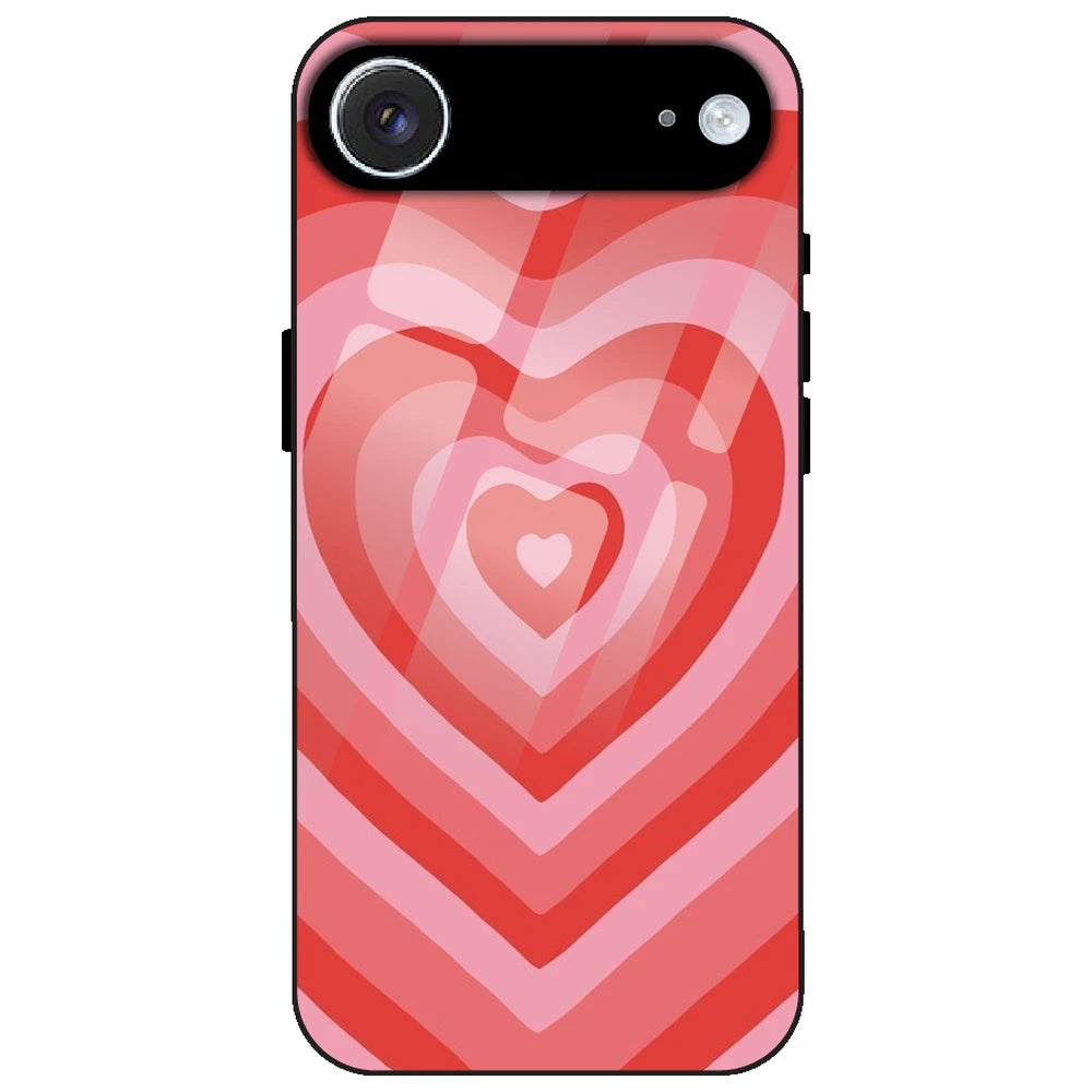 Red Hearts - Glass Case for Apple iPhone Air