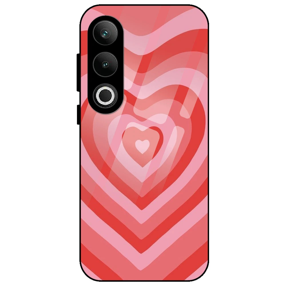 Red Hearts - Glass Case for OnePlus Nord CE 4