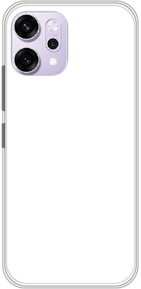 Oppo Reno 14 Pro back cover mockup - customisable soft silicone case