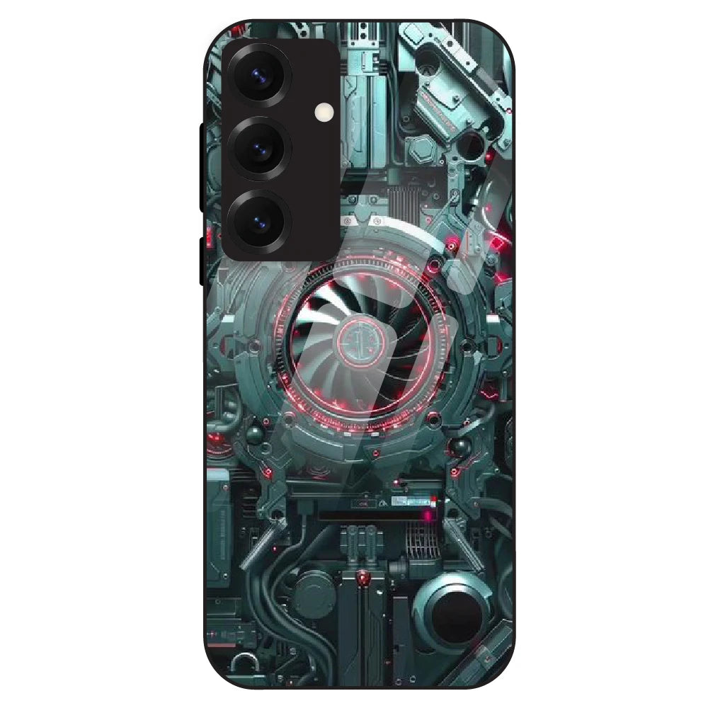 Cybernetic Engine - Glass Case For Samsung Galaxy S25