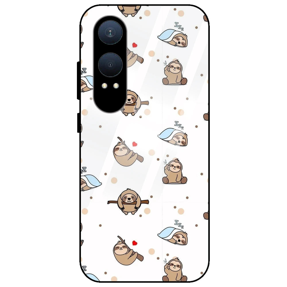 Sloths - Glass Case for OnePlus Nord CE 4 Lite