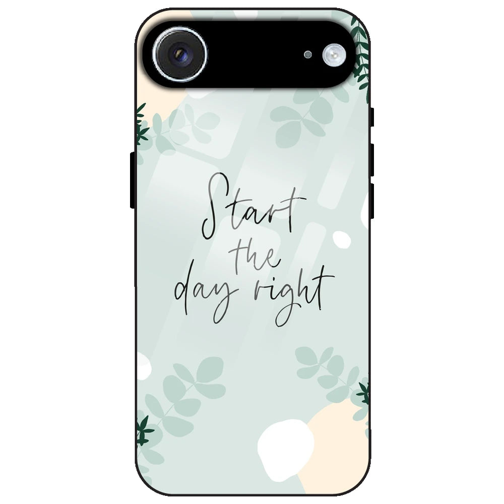 Start The Day Right - Glass Case for Apple iPhone Air