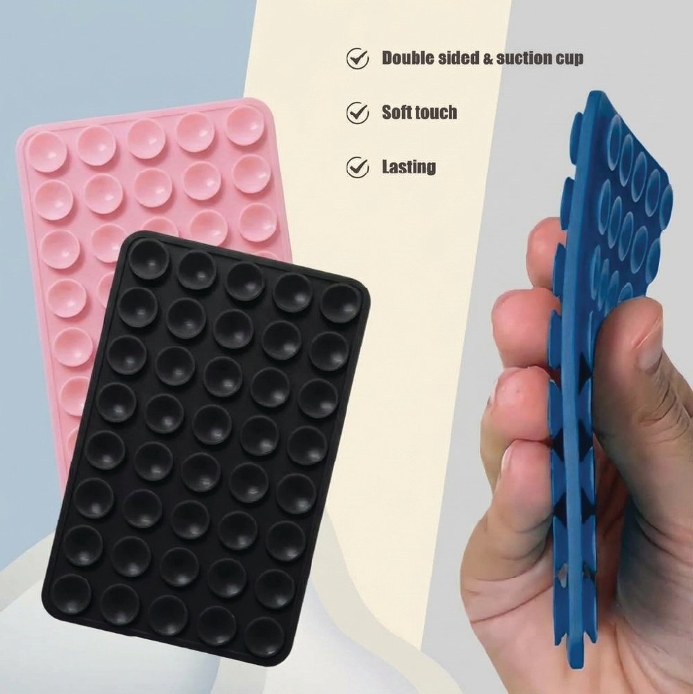 Suction phone holder in hand