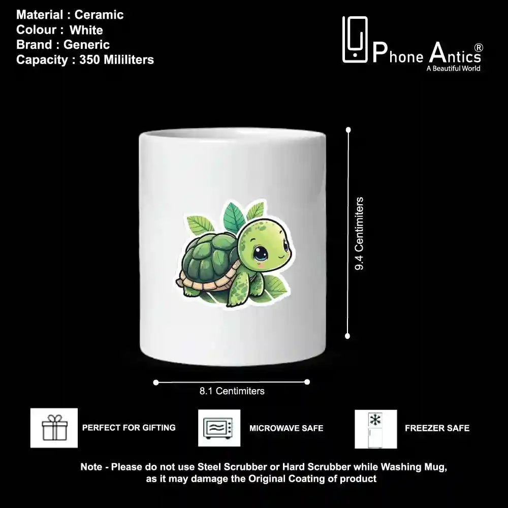 Green Turtle - Mug Infographic