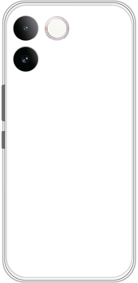 Vivo T2 Pro back cover mockup - customisable soft silicone case