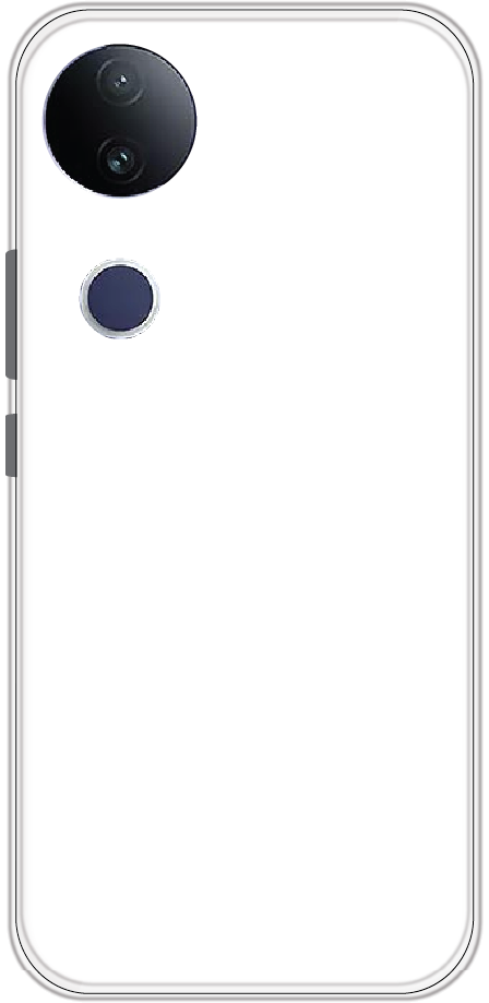Vivo T4R back cover mockup - customisable soft silicone case