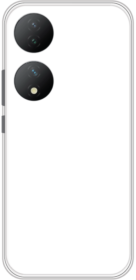 Vivo Y100A 5G back cover mockup - customisable soft silicone case