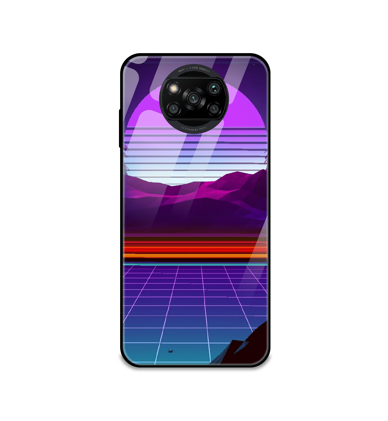 Electrofloor Synthwave - Glass Cases For Poco Models