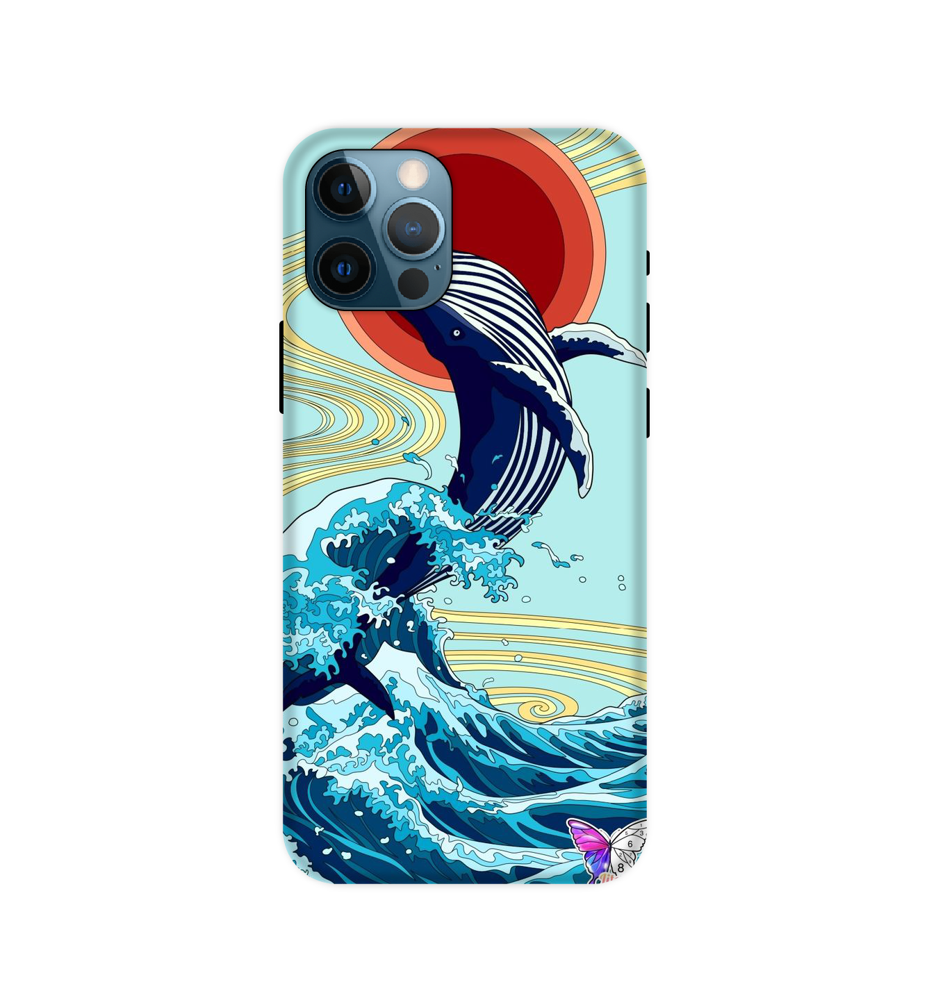 Whale & Waves - Hard Cases For Apple iPhone Models