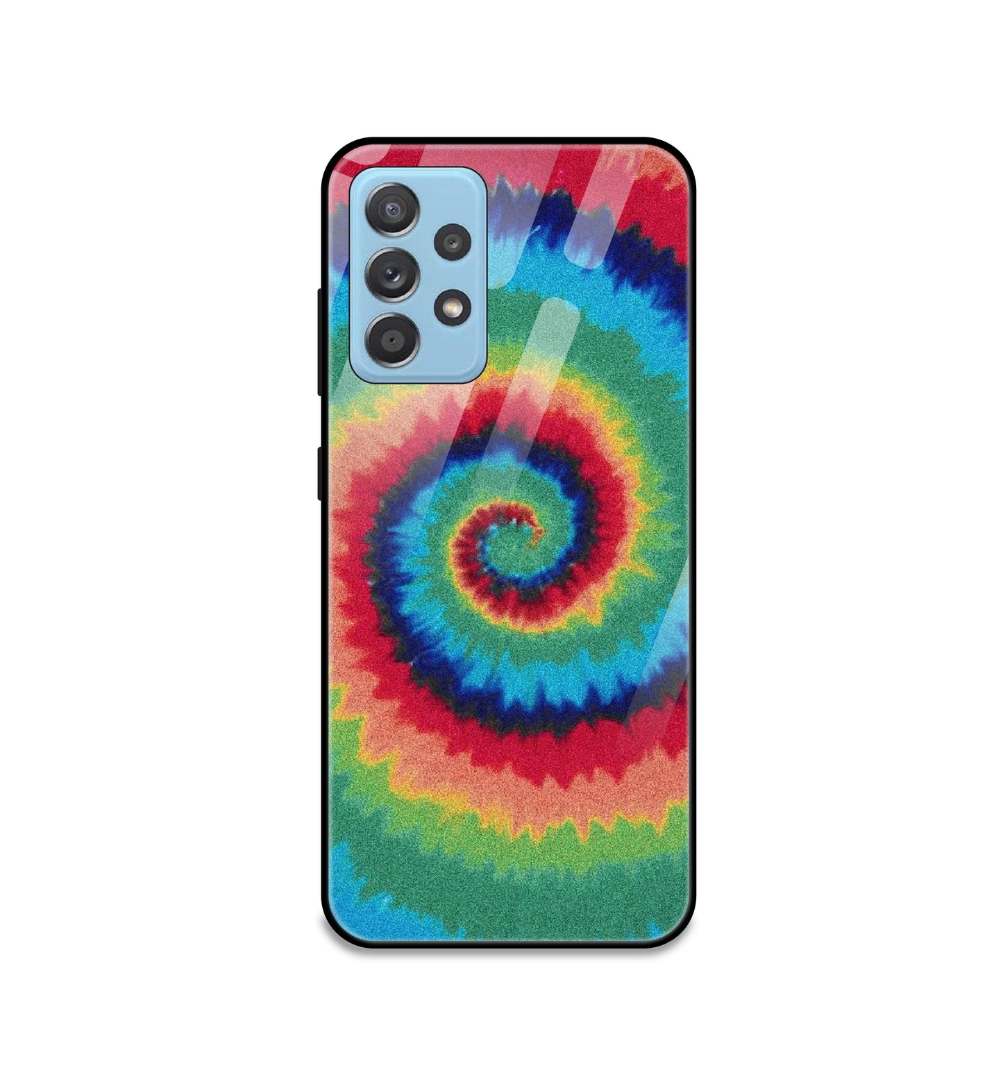 Rainbow Tie Dye - Glass Case For Samsung Models