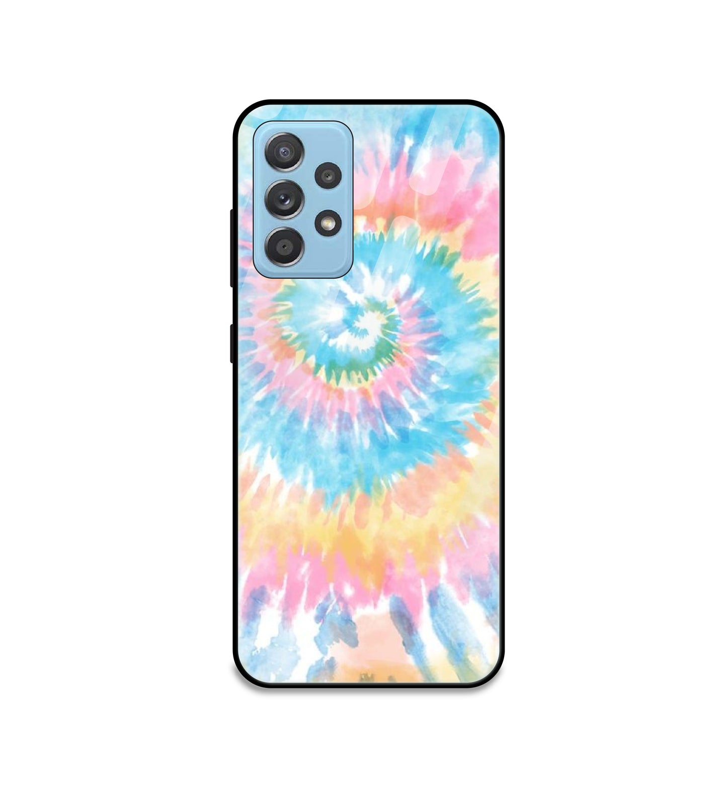 Pastel Rainbow Tie Dye - Glass Case For Samsung Models
