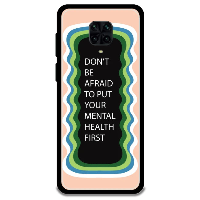 'Don't be Afraid To Put Your Mental Health First' - Armor Case For Poco Models Poco M2 Pro