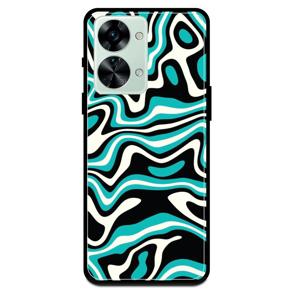 Blue & Black Waves Armor Case OnePlus 2T