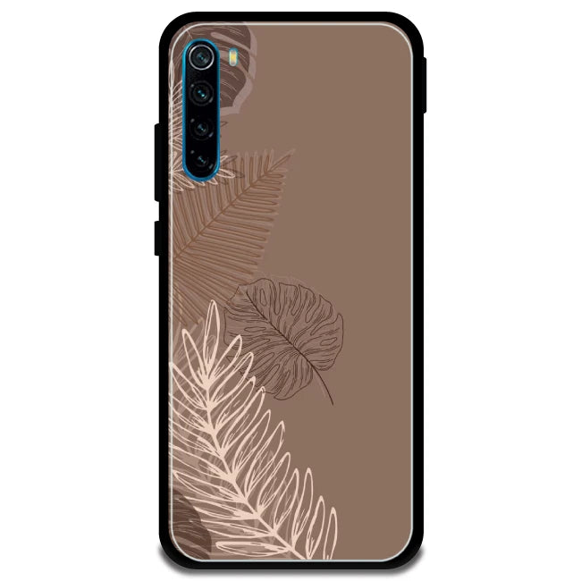 Brown Leaves - Armor Case For Redmi Models 8