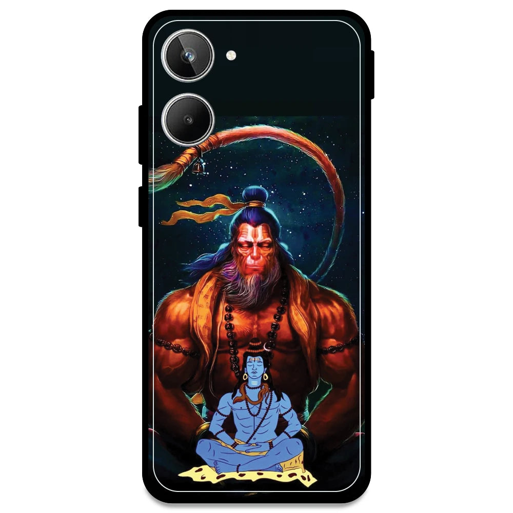 Lord Shiva & Lord Hanuman - Armor Case For Realme Models Realme 10 Pro