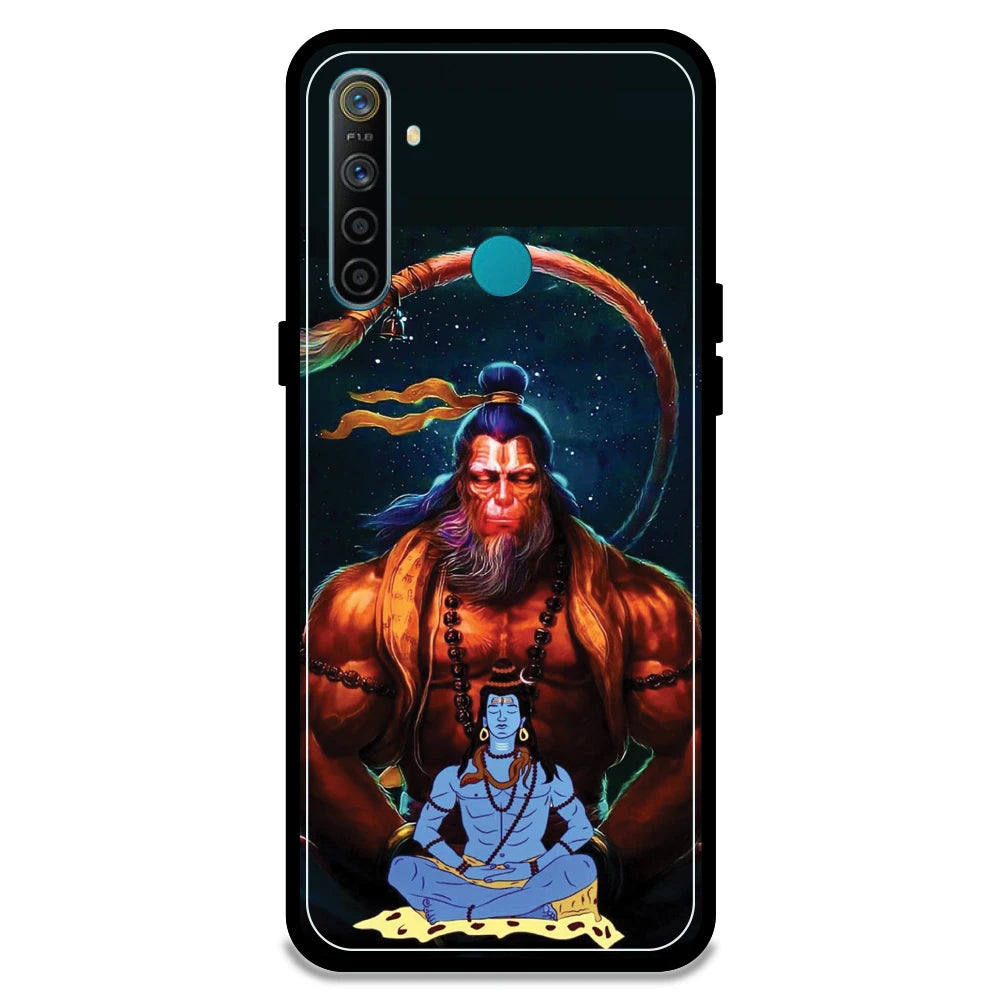 Lord Shiva & Lord Hanuman - Armor Case For Realme Models Realme 5i