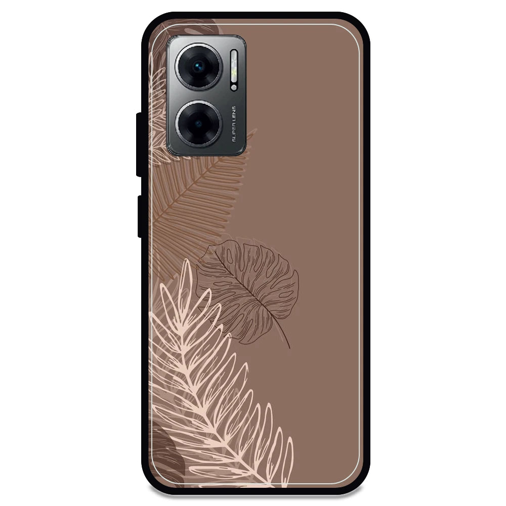 Brown Leaves - Armor Case For Redmi Models 11 Prime 5g