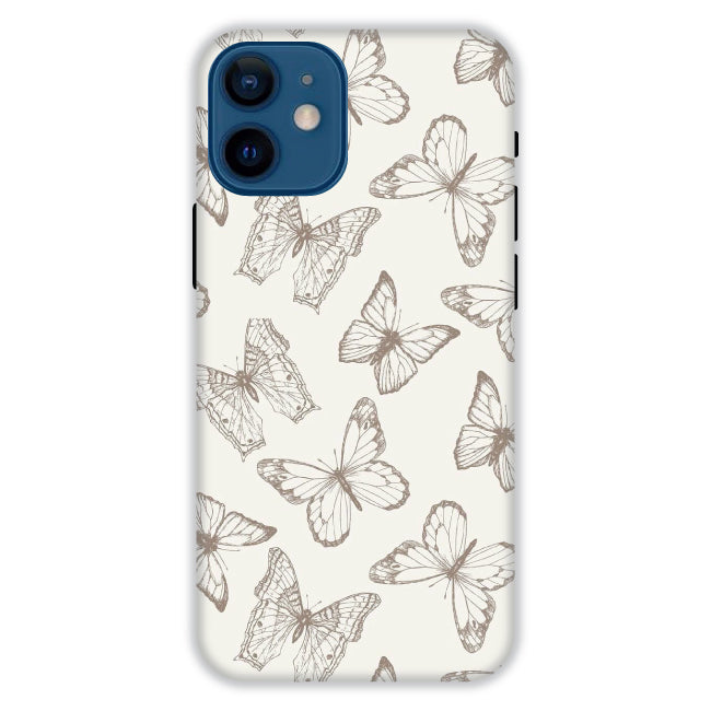 White Butterflies - Hard Cases For Apple iPhone Models