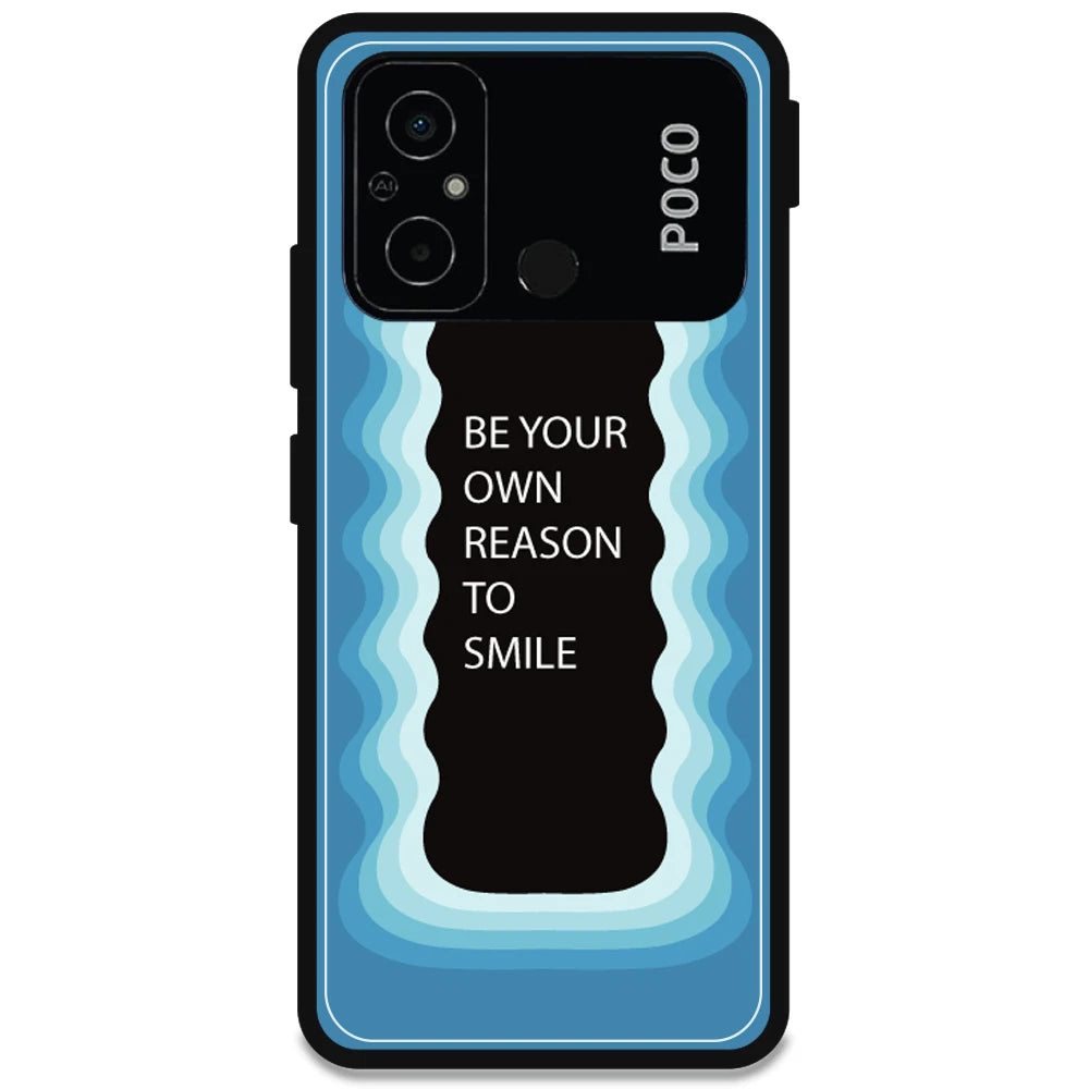 'Be Your Own Reason To Smile' - Armor Case For Poco Models Poco C55