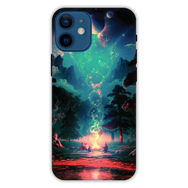 Trees & Mountains - Hard Cases For Apple iPhone Models