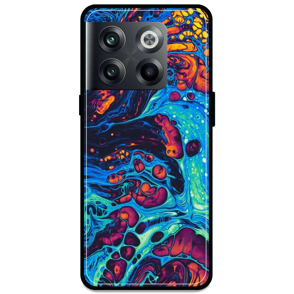 Blue And Orange Swirl - Armor Case For OnePlus Models One Plus Nord 10T