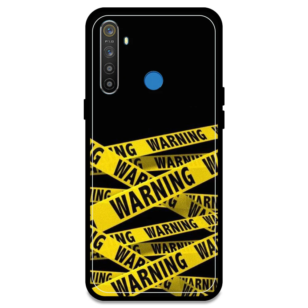 Warning - Armor Case For Realme Models Realme 5