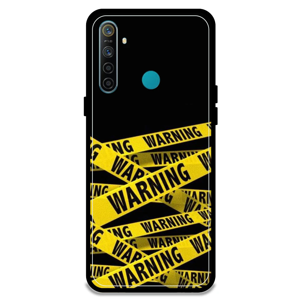 Warning - Armor Case For Realme Models Realme 5i