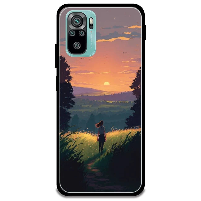 Girl & The Mountains - Armor Case For Redmi Models 10