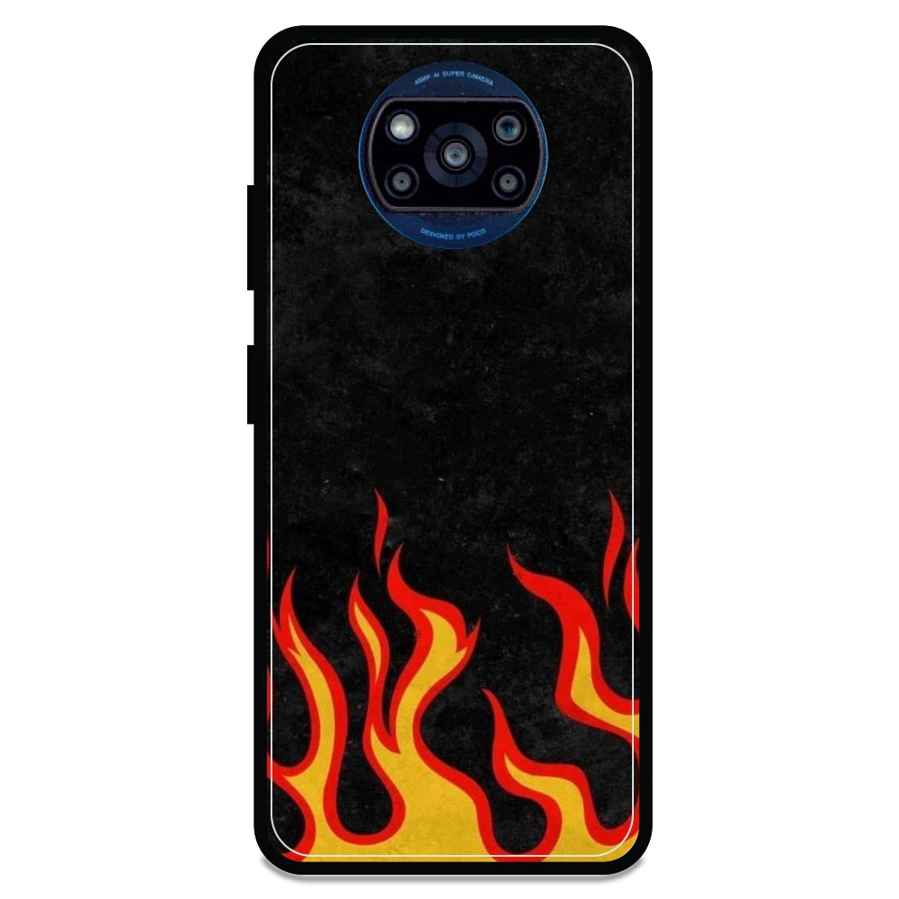 Low Flames - Armor Case For Poco Models Poco X3 Pro