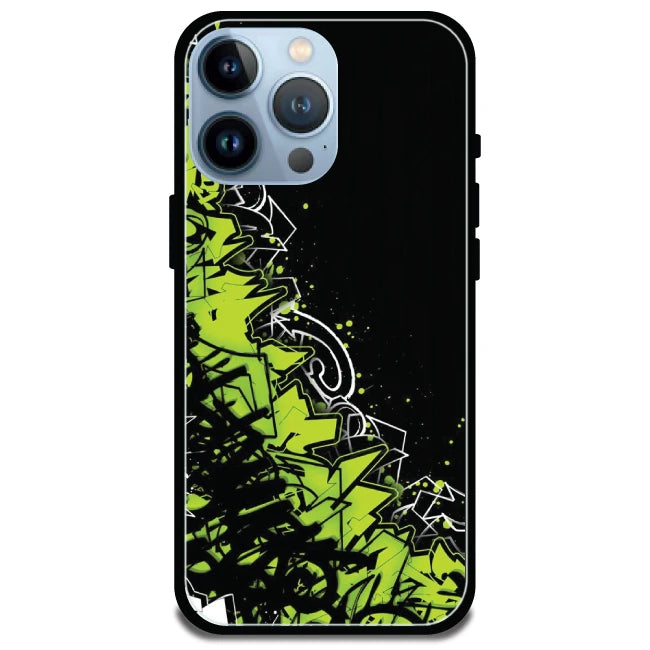 Green Graffiti - Armor Case For Apple iPhone Models Iphone 13 Pro Max
