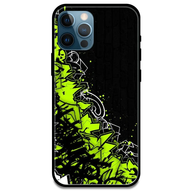 Green Graffiti - Armor Case For Apple iPhone Models Iphone 14 Pro