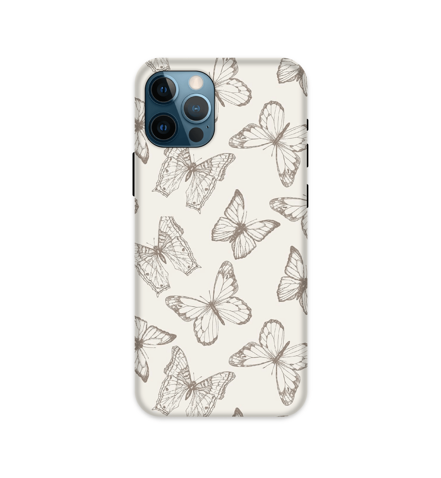 White Butterflies - Hard Cases For Apple iPhone Models