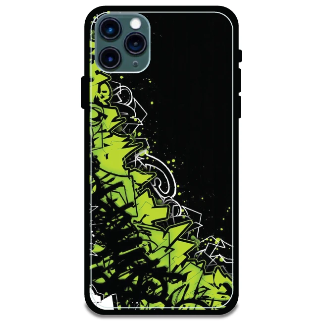 Green Graffiti - Armor Case For Apple iPhone Models Iphone 11 Pro