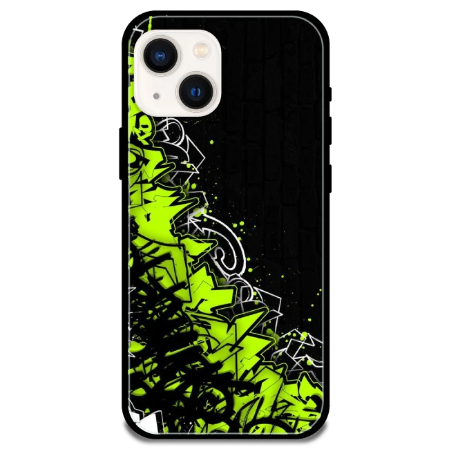 Green Graffiti - Armor Case For Apple iPhone Models Iphone 13