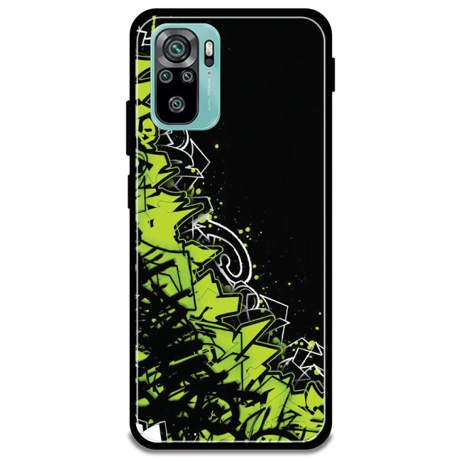 Green Graffiti - Armor Case For Redmi Models 10