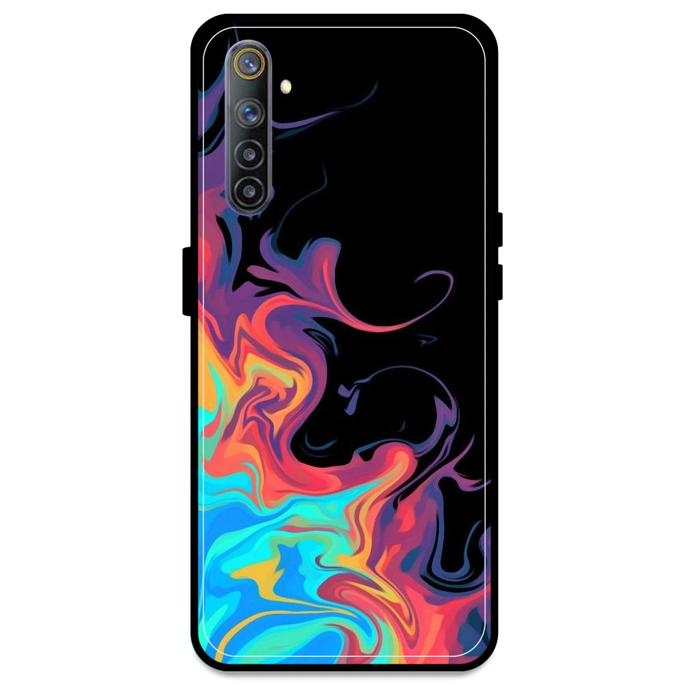 Rainbow Watermarble - Armor Case For Realme Models Realme 6