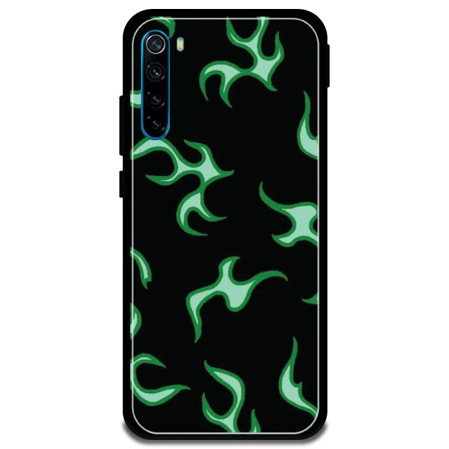 Green Flames - Armor Case For Redmi Models 8