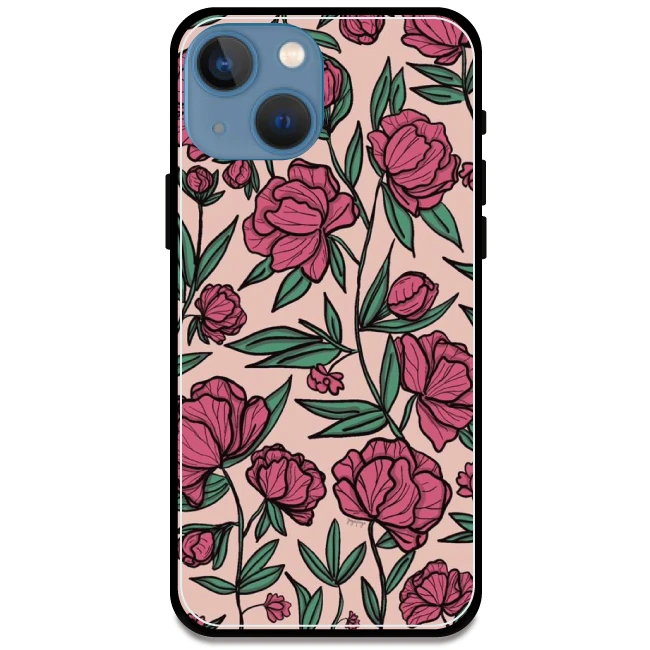 Pink Roses - Armor Case For Apple iPhone Models Iphone 13 Mini