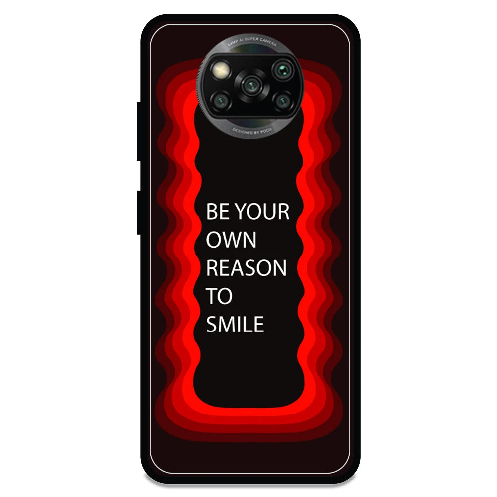 'Be Your Own Reason To Smile' - Armor Case For Poco Models Poco X3