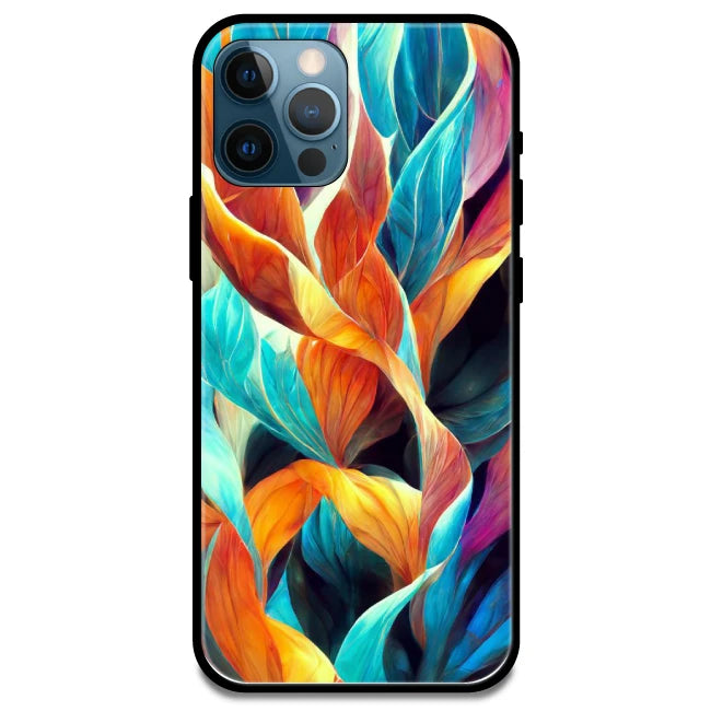 Leaves Abstract Art - Armor Case For Apple iPhone Models Iphone 13 Pro