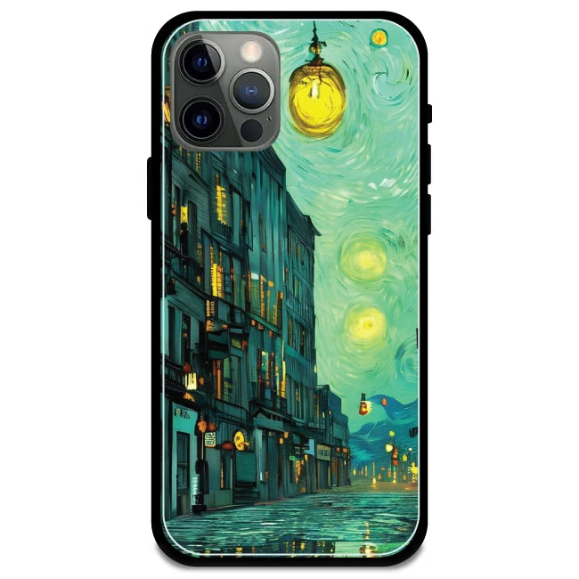 Van Gogh Green Art - Armor Case For Apple iPhone Models Iphone 12 Pro Max