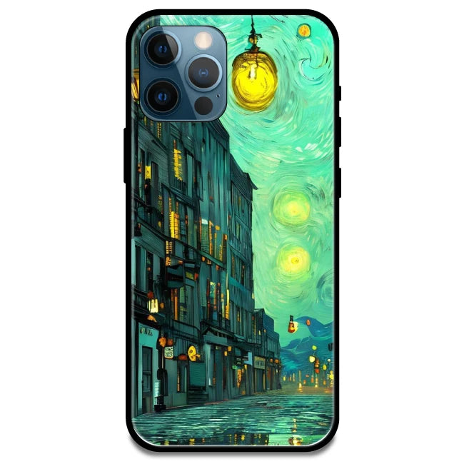 Van Gogh Green Art - Armor Case For Apple iPhone Models Iphone 14 Pro Max
